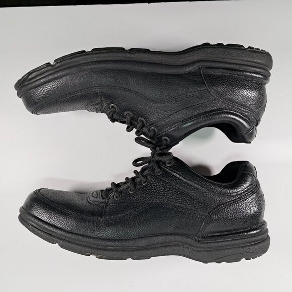 Rockport World Tour Classic Shoes Mens 11.5 N Black Leather Lace Up K71185 - Picture 6 of 15